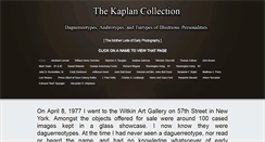 Desktop Screenshot of kaplancollection.com